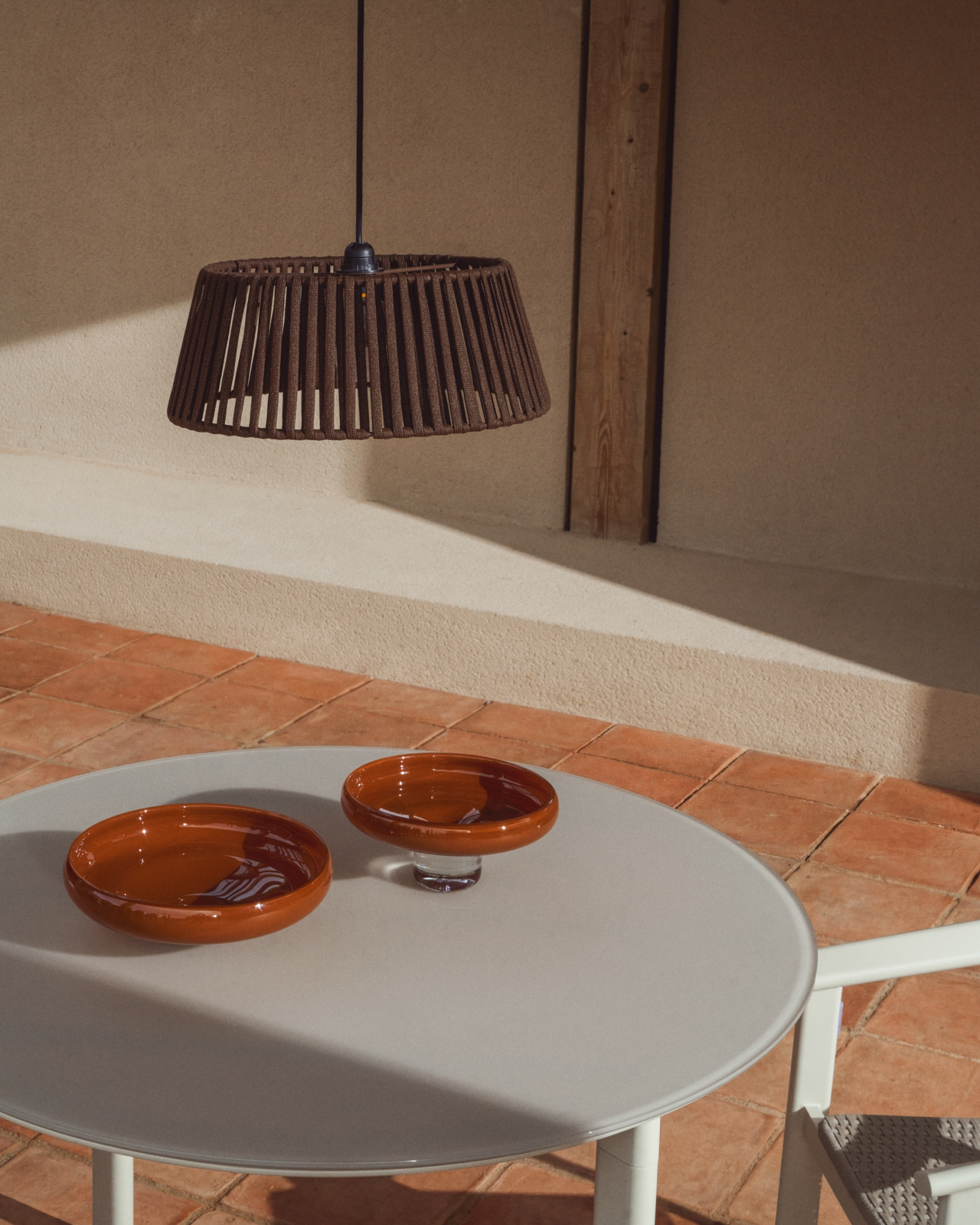 Абажур для подвесного светильника Aldet коричневый, Ø46 см La Forma 482399