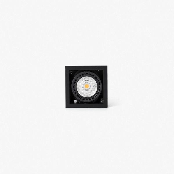 Встраиваемый светильник MINI COLIN-1 черный LED FOOD 25W MEAT 56° Faro