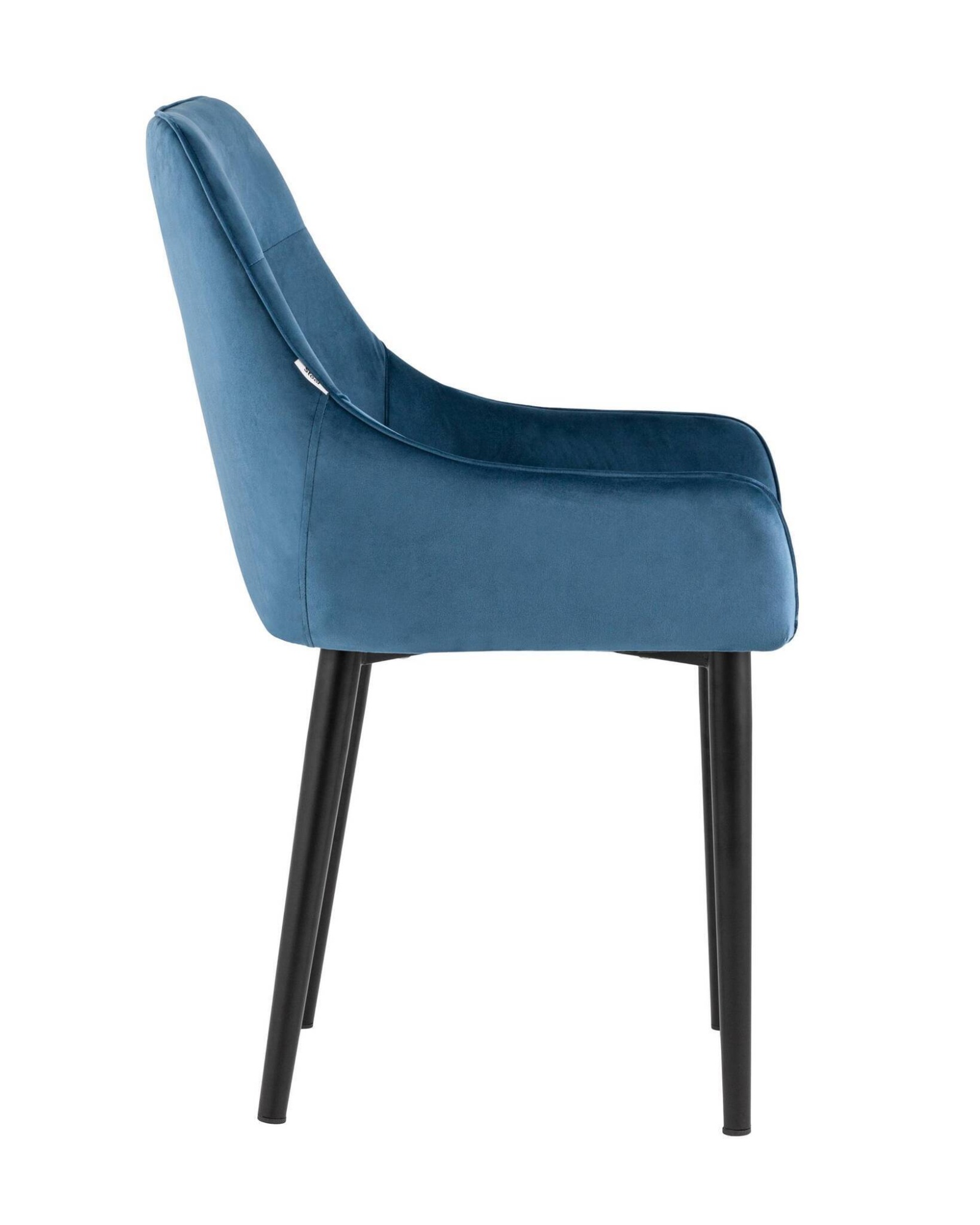 Стул Джоан велюр пыльно-синий Stool Group