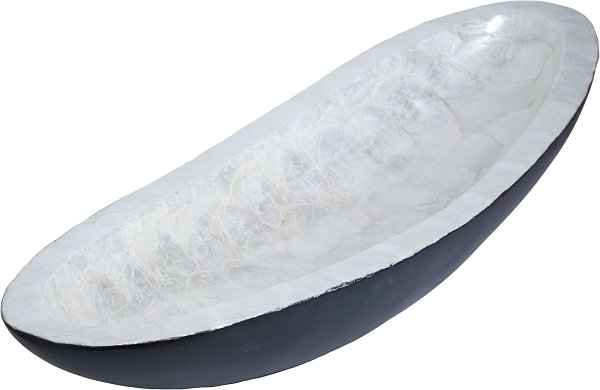 Блюдо декоративное с отделкой раковинами устриц Glasar 67-009