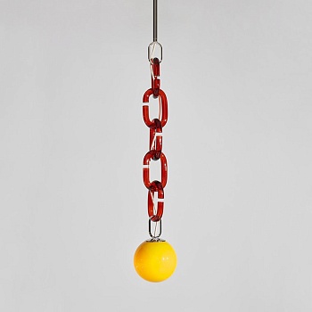 Подвесной светильник CHAIN КРАСНЫЙ by ImperiumLoft