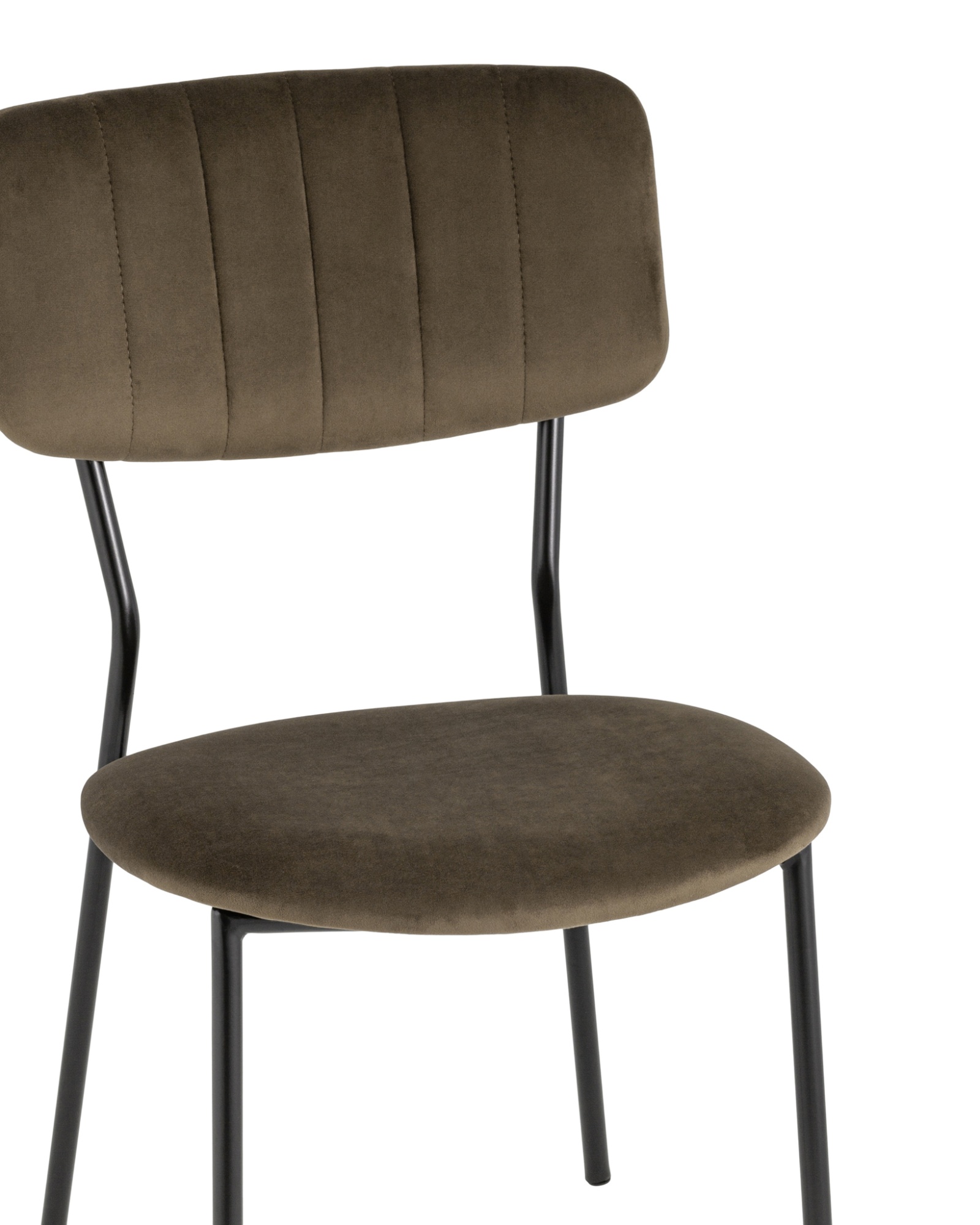 Стул Бандо велюр коричневый Stool Group