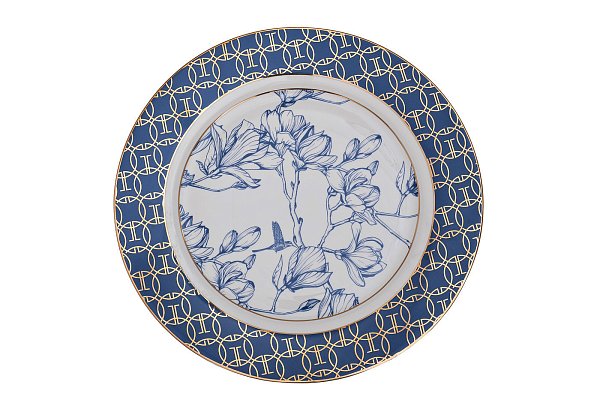 Тарелка обеденная Magnolia Art 26,5 см Garda Decor 26FC-67326