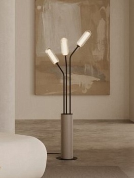 Торшер светло-коричневая кожа Aromas del Campo