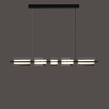 Подвесной светильник BRIAND LONG L102,5 Black by ImperiumLoft