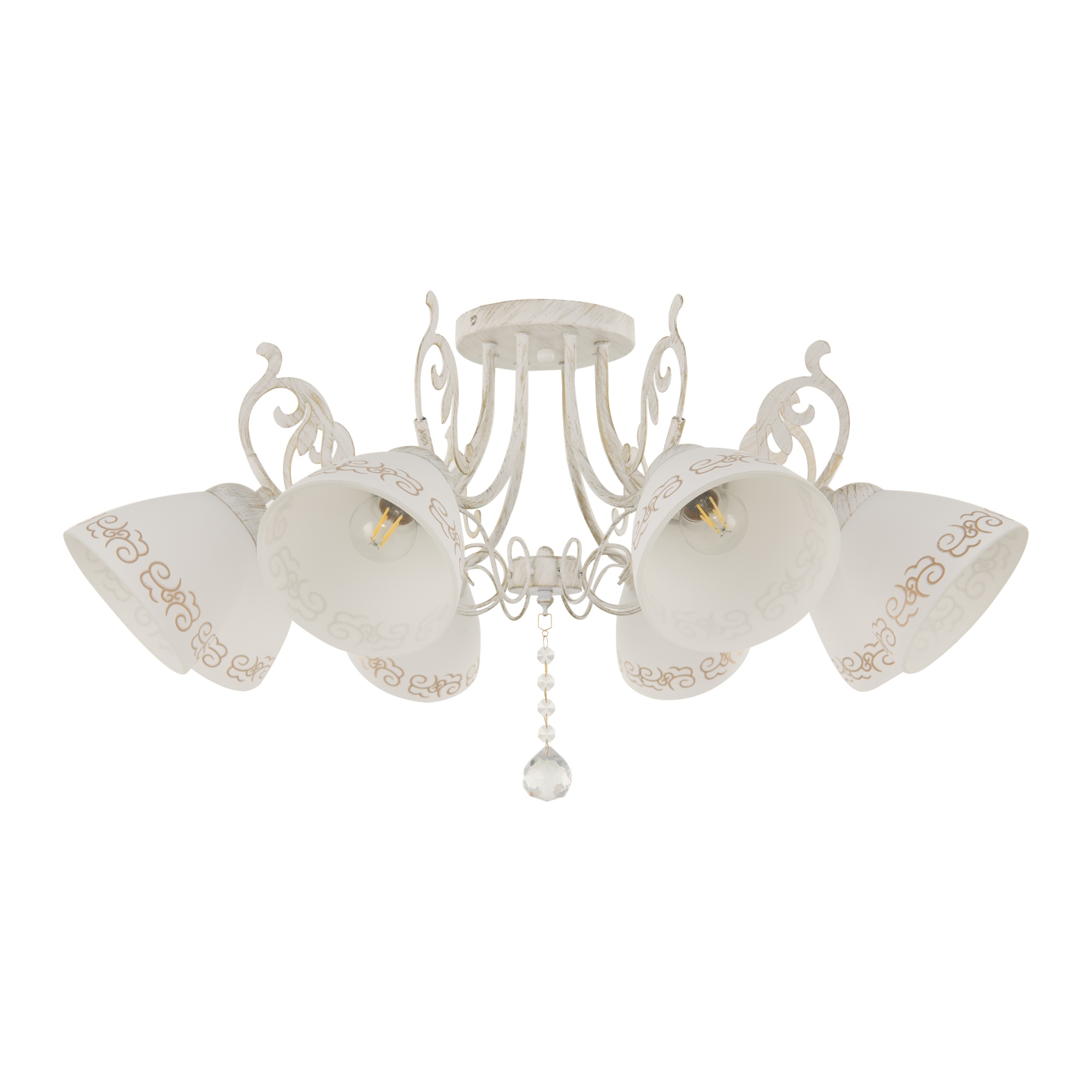 Люстра с плафонами 341900/8 WT+G Arte Milano