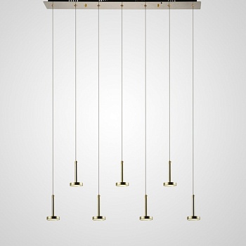 Подвесной светильник PIN 7 планка by ImperiumLoft