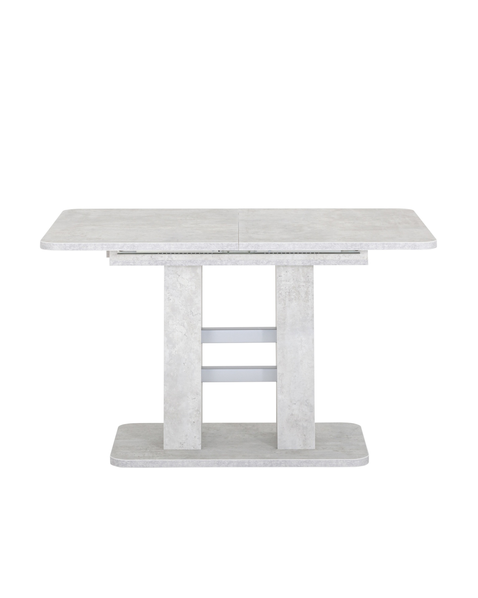 Стол Elephant раскладной 120-160*80 бетон/алюминий Stool Group