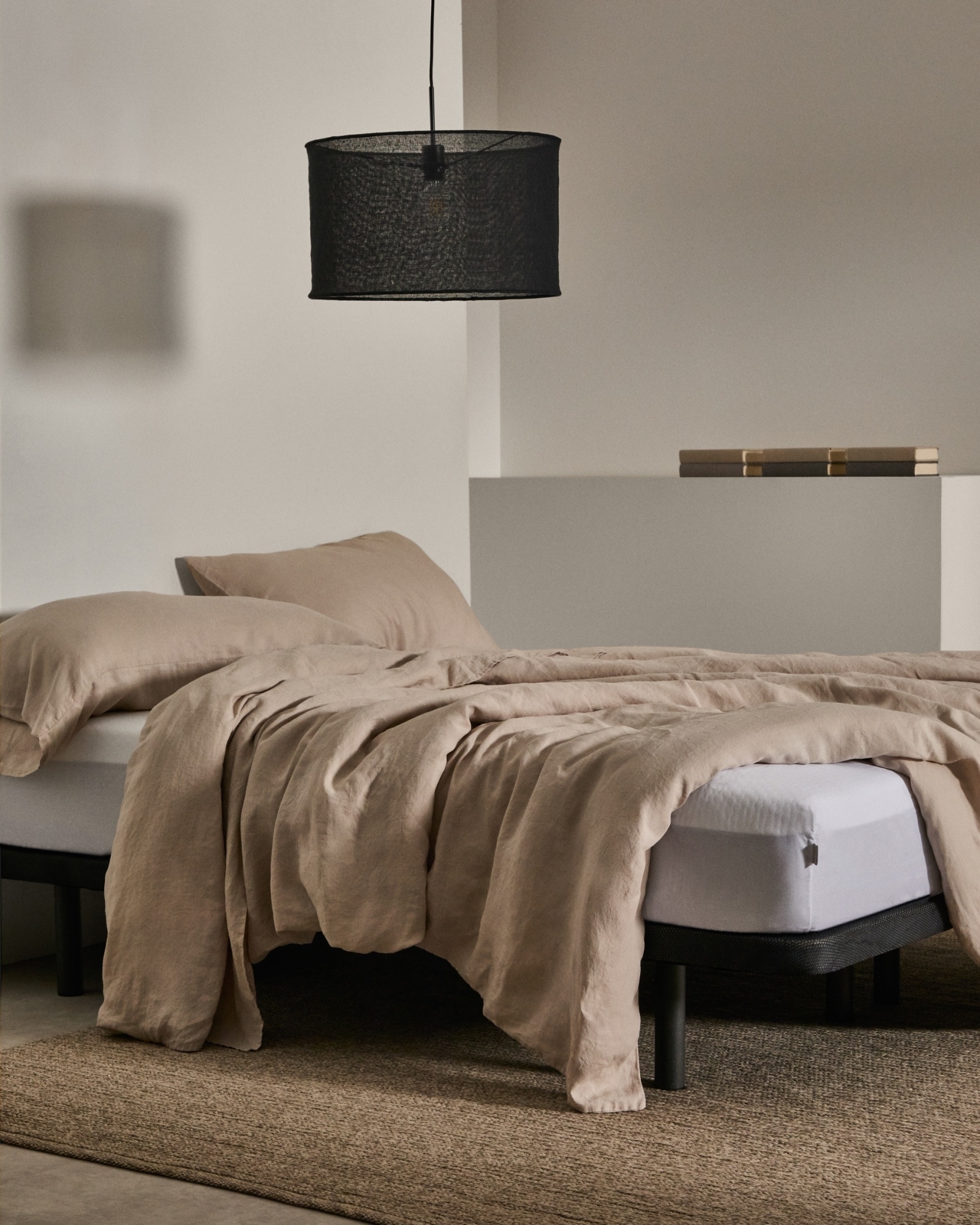 Основание для кровати Under 160x200 (2 u. 80x200) ткань 3D серый La Forma (ex Julia Grup)