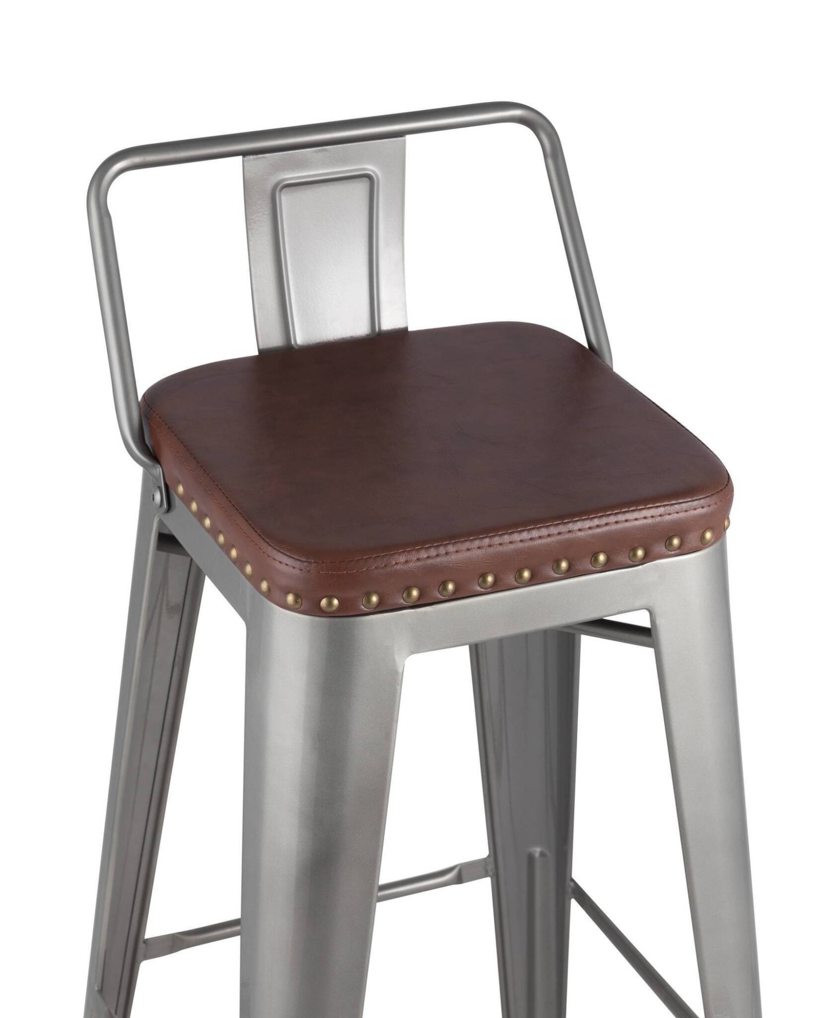 Стул барный TOLIX SOFT серебристый Stool Group