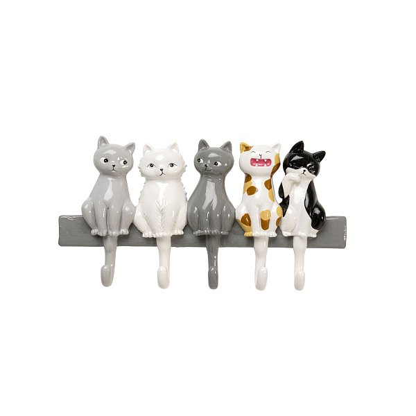 Вешалка настенная Singing Cats 35cm KARE 70962