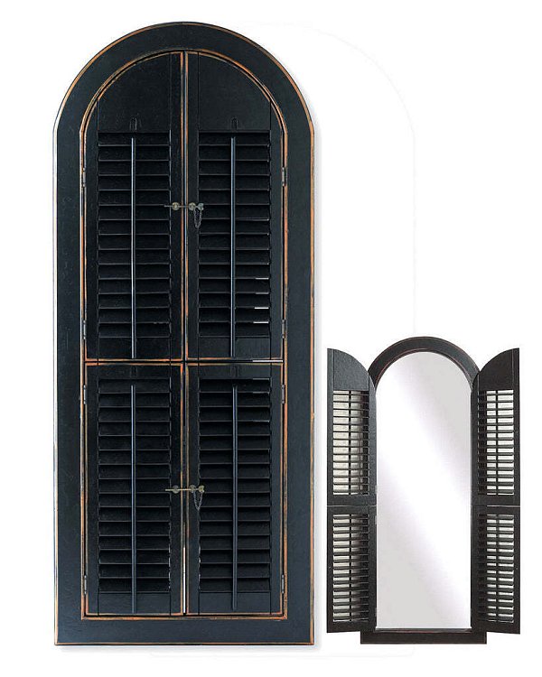 Напольное зеркало со ставнями Шелби Louvre Home LH775