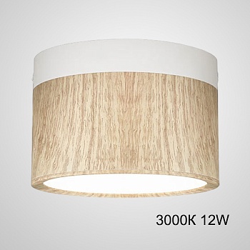 Точечный светильник FOG WOOD D11 White 3000К 12W by ImperiumLoft