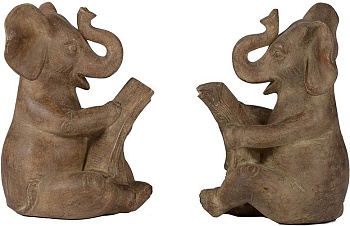 Держатели для книг Слоны, набор Glasar 73636