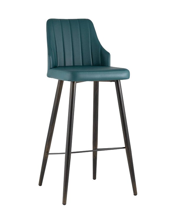 Стул барный Коналл экокожа темно-синий Stool Group