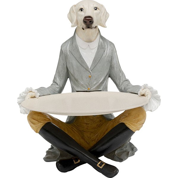 Фигура декоративная Gentleman Dog Tray 29cm KARE 56916