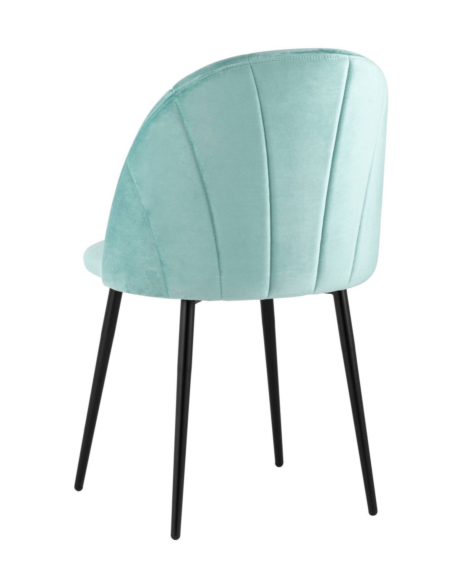 Стул Логан велюр пыльно-голубой Stool Group