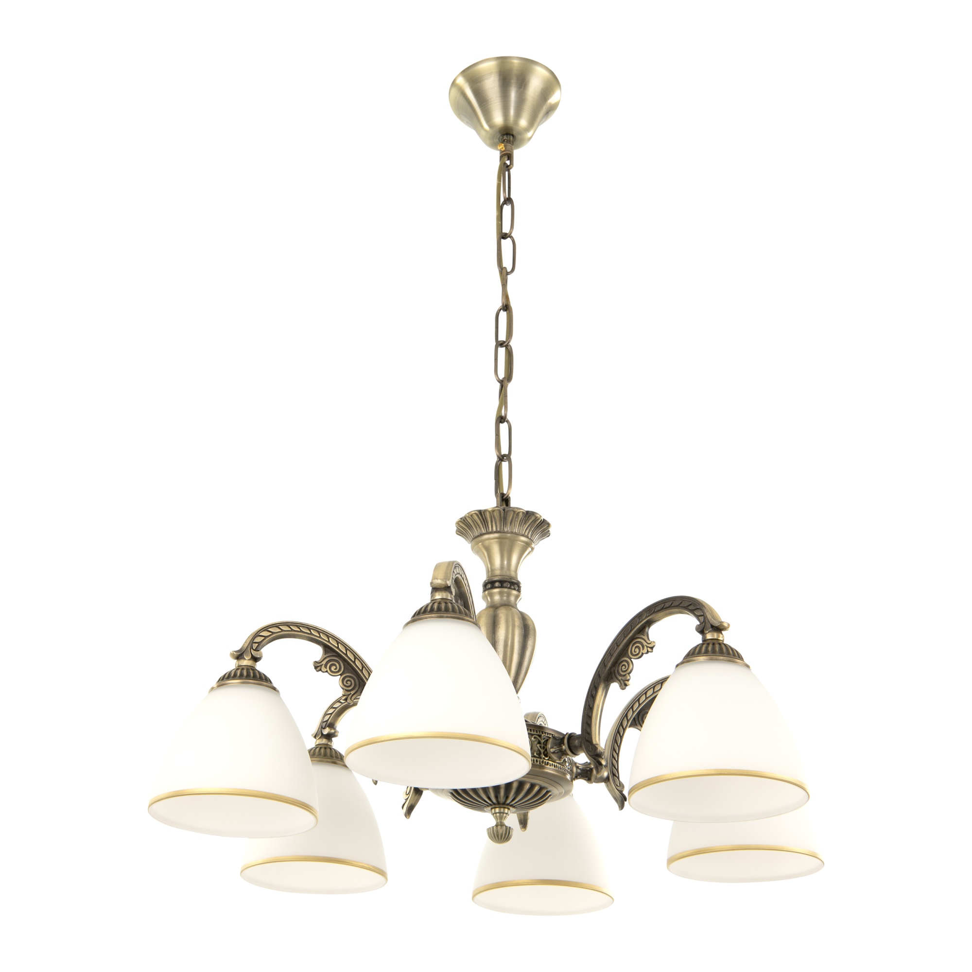 Люстра с плафонами 340837/6 AB Arte Milano