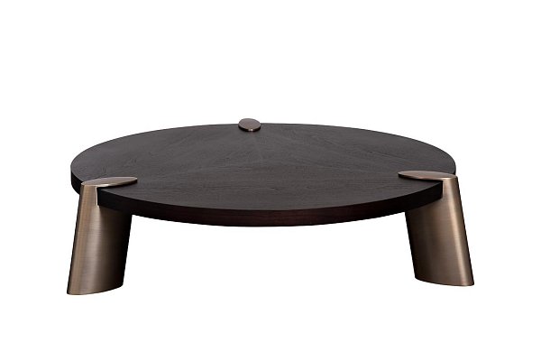 Стол журнальный низкий Kong темный орех Garda Decor 58DB-CT17191