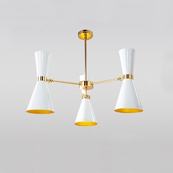 Подвесная люстра BARBELL-X 3 Белый by ImperiumLoft