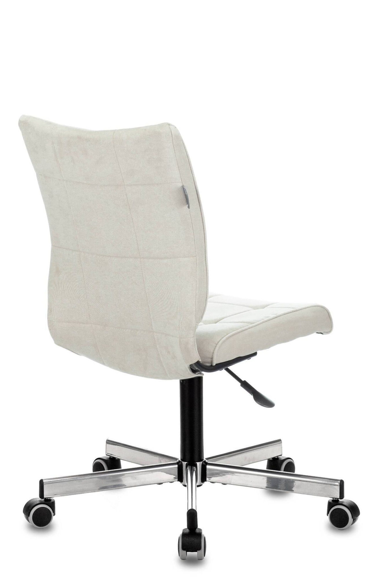 Кресло Бюрократ CH-330M/VELV20 без подлокотников молочный Velvet 20 крестовина металл Stool Group