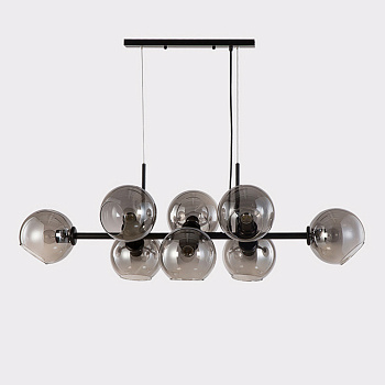 Подвесной реечный светильник DISA Grey by ImperiumLoft