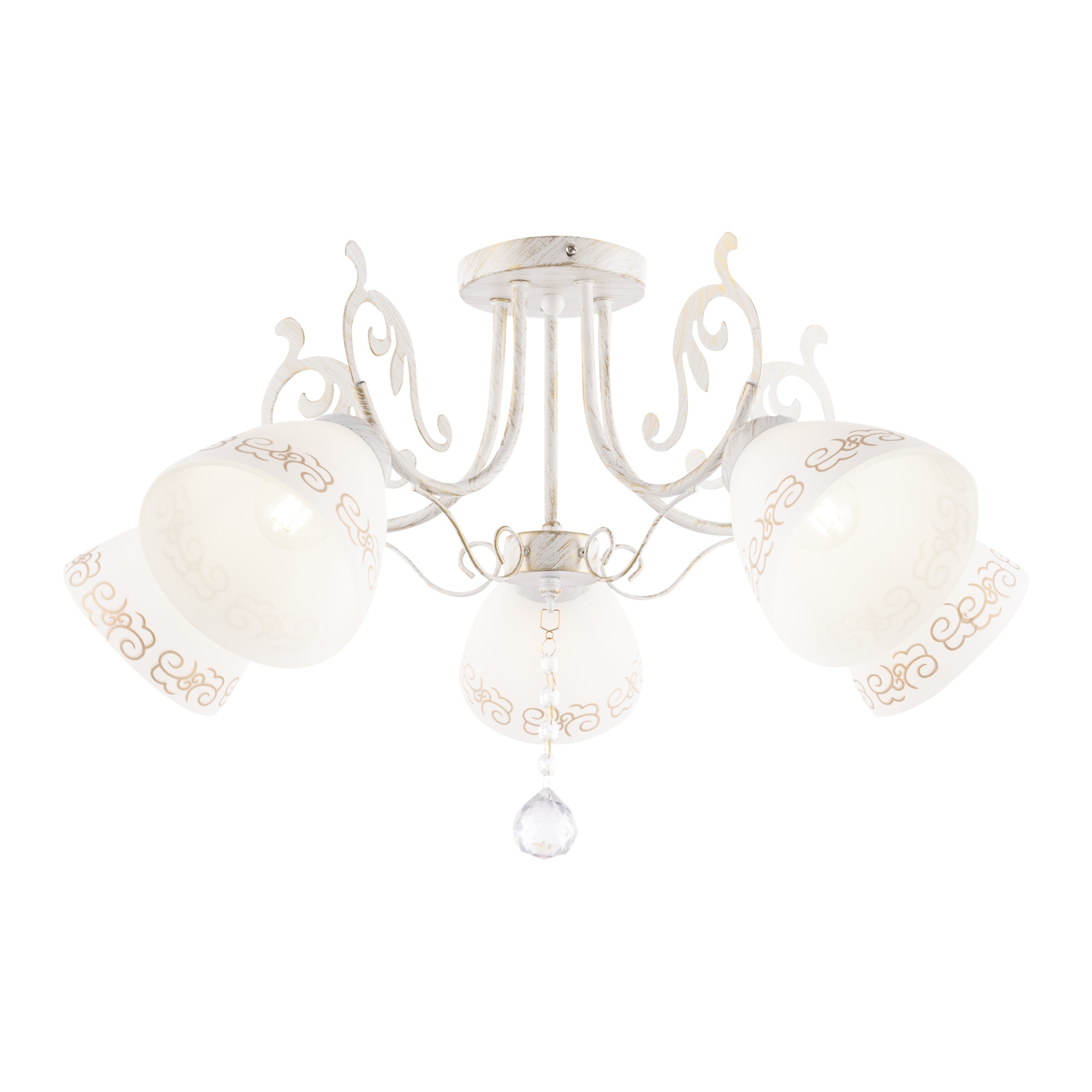 Люстра с плафонами 341900/5 WT+G Arte Milano