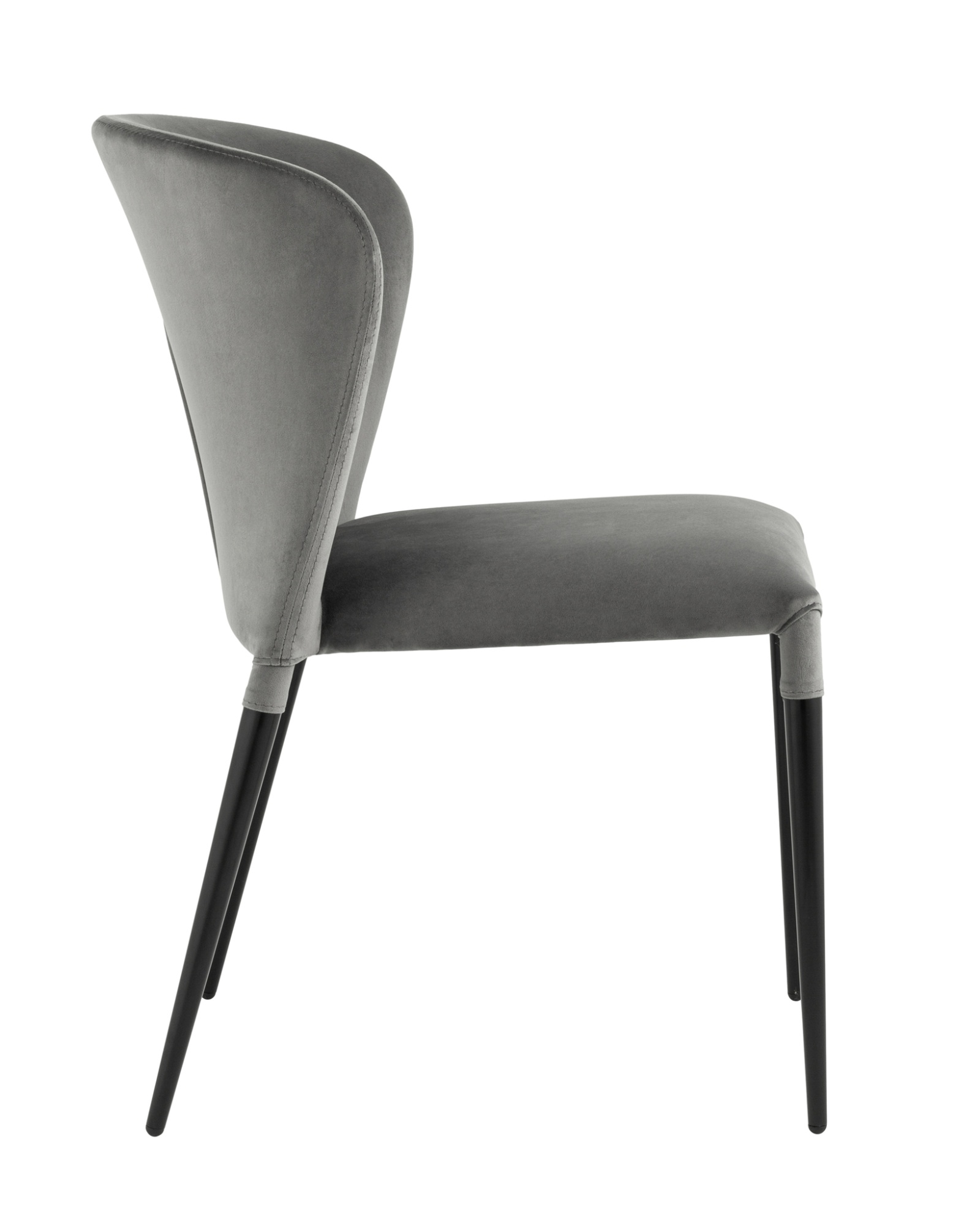 Стул Лори велюр серый Stool Group