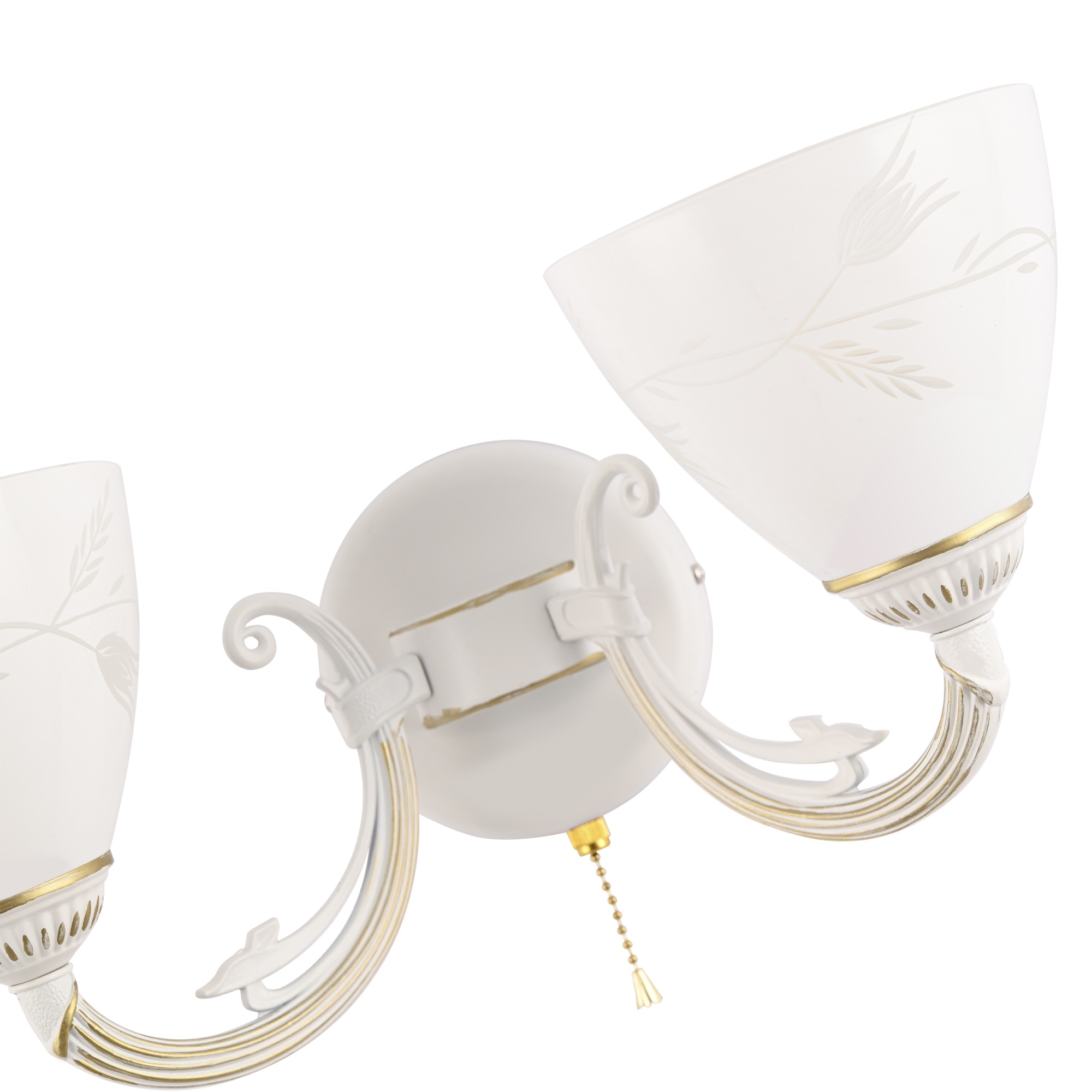 Бра с плафонами 343659/2W WT+G Arte Milano