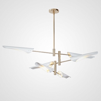 Люстра Cross cable no 407 D145 6 lights White by ImperiumLoft