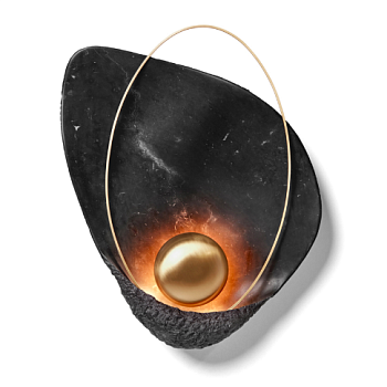 Бра Джаггер Pearl Black WALL LAMP by ImperiumLoft