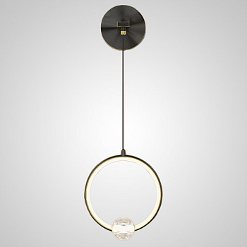 Настенный светильник LUANA WALL Black by ImperiumLoft