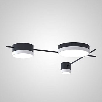 Потолочная люстра CHUTE A Black White by ImperiumLoft