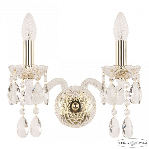 Бра хрустальные 107B/2/141 G Bohemia Ivele Crystal