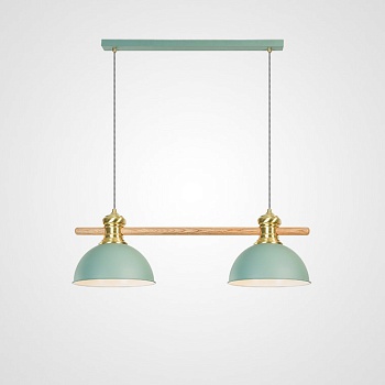 Подвесной реечный светильник NORWAY Light Green by ImperiumLoft