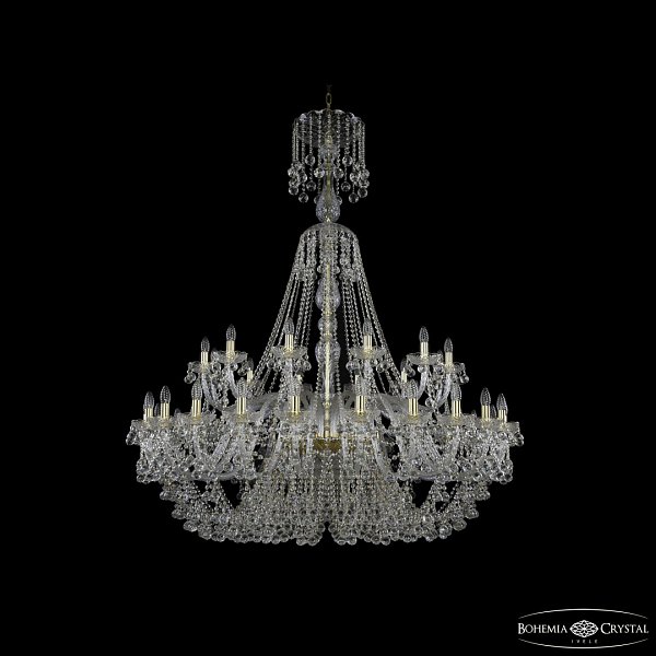 Люстра хрустальная 1409/24+12/530/XL-170 G